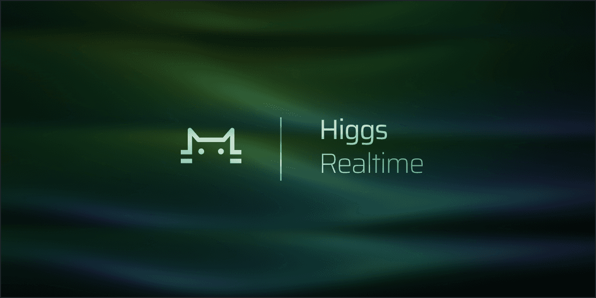 Higgs Realtime in Pipecat: three services become one