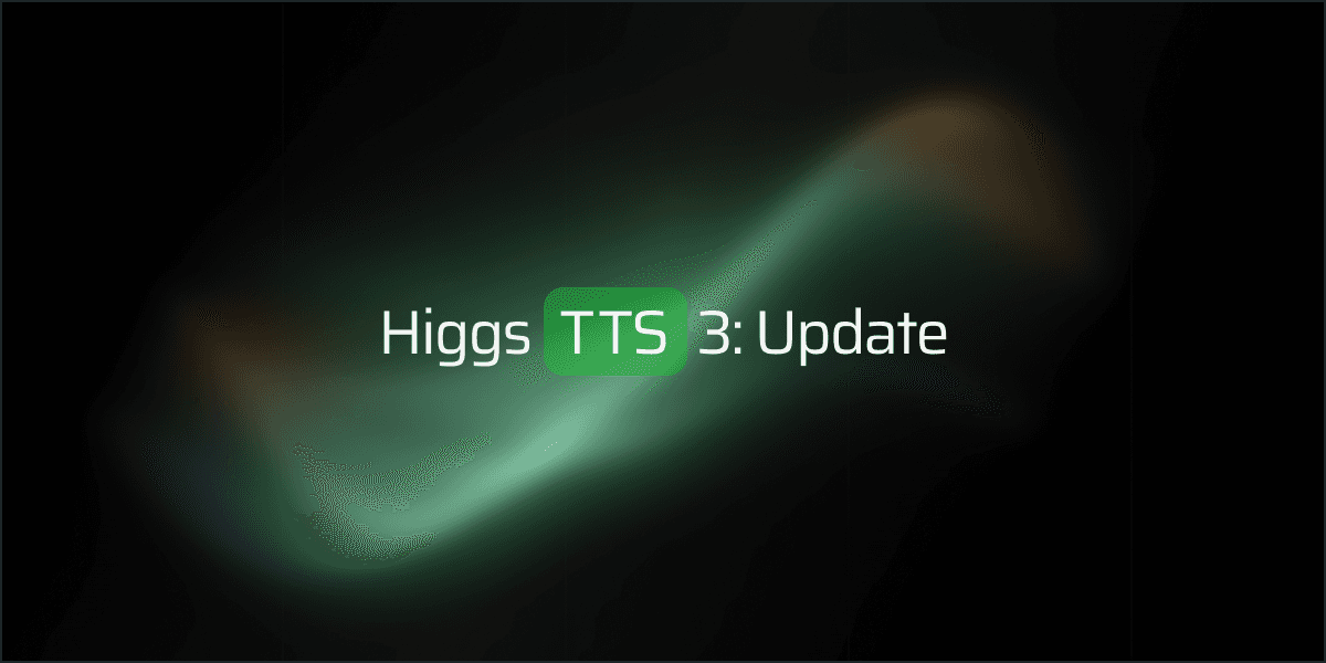 Higgs TTS 3 now supports text normalization and word-level timestamps