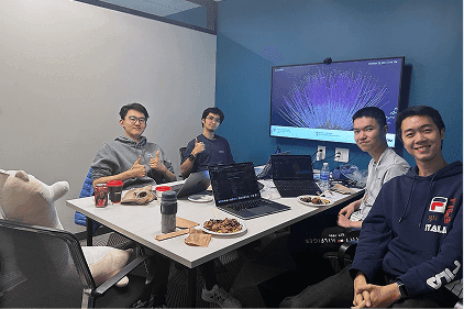 Participants collaborating at the 2025 Toronto Higgs Audio Hackathon